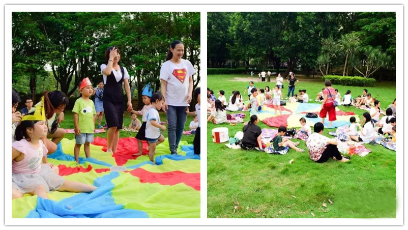 BBunion国际早教惠东中心活动花絮：亲子户外野餐